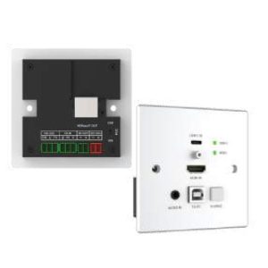 Caja pared extensor/selector HDMI-USBA/ USB C 4K 100M. Incluye receptor - WLLPLTHDMIUSBC